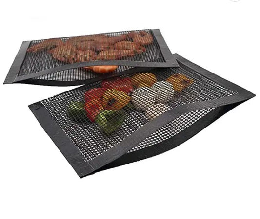 BBQ Mesh Grill Bags 12" x 10" - One Bag Per Package